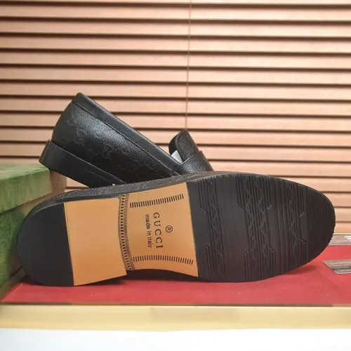 Replica Gucci Oxfords Shoes For Men #1455661 $88.00 USD for Wholesale