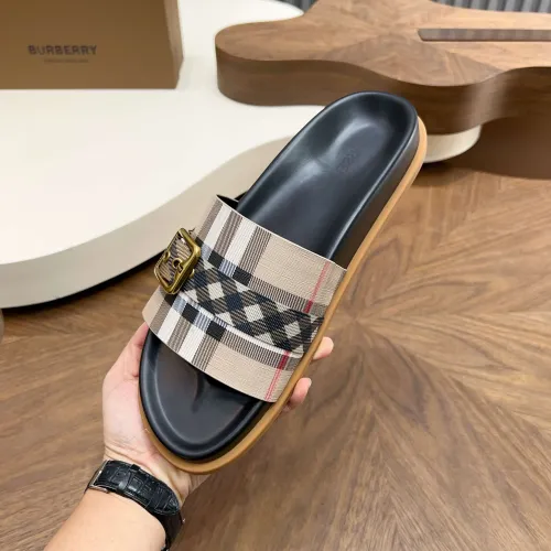 Replica Burberry Slippers For Men #1455702 $60.00 USD for Wholesale