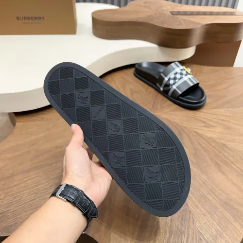 Replica Burberry Slippers For Men #1455703 $60.00 USD for Wholesale