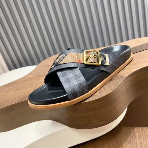 Replica Burberry Slippers For Men #1455707 $60.00 USD for Wholesale