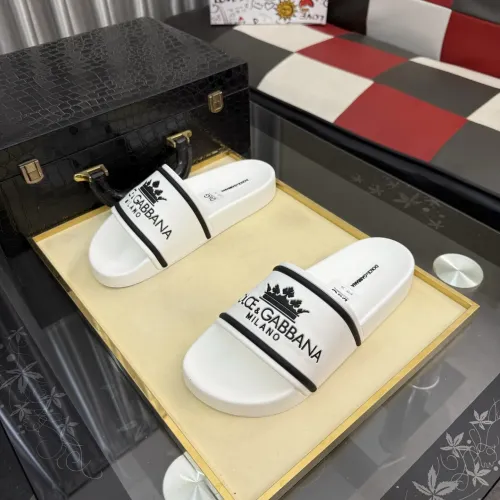 Replica Dolce & Gabbana D&G Slippers For Men #1455711 $45.00 USD for Wholesale