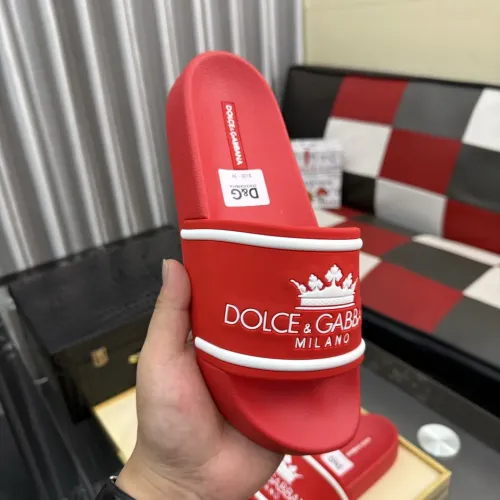 Replica Dolce & Gabbana D&G Slippers For Men #1455712 $45.00 USD for Wholesale