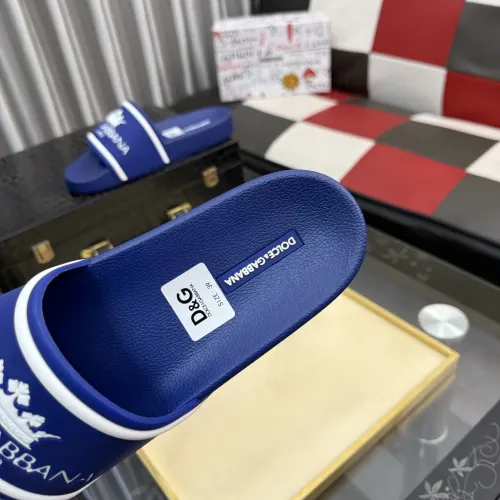 Replica Dolce & Gabbana D&G Slippers For Men #1455714 $45.00 USD for Wholesale