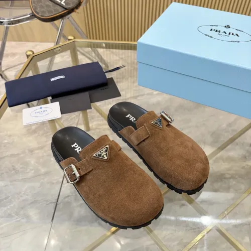 Replica Prada Slippers For Men #1455880 $92.00 USD for Wholesale