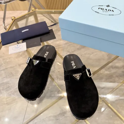 Replica Prada Slippers For Women #1455885 $92.00 USD for Wholesale
