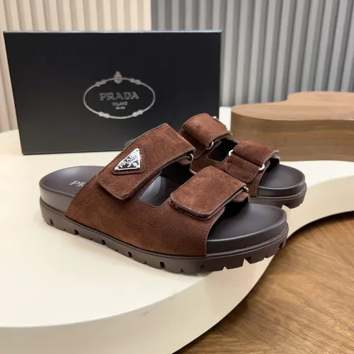 Replica Prada Slippers For Men #1455891 $98.00 USD for Wholesale