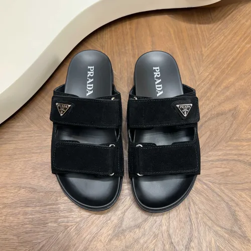 Replica Prada Slippers For Men #1455892 $98.00 USD for Wholesale