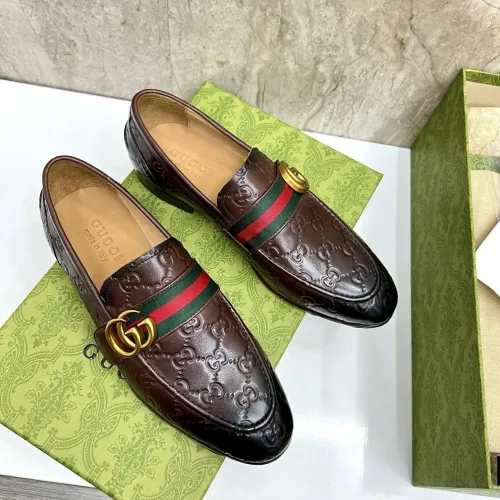 Replica Gucci Oxfords Shoes For Men #1455929 $160.00 USD for Wholesale