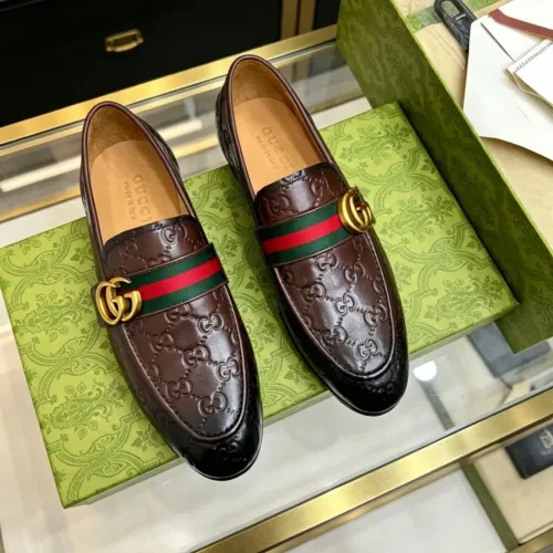 Replica Gucci Oxfords Shoes For Men #1455929 $160.00 USD for Wholesale