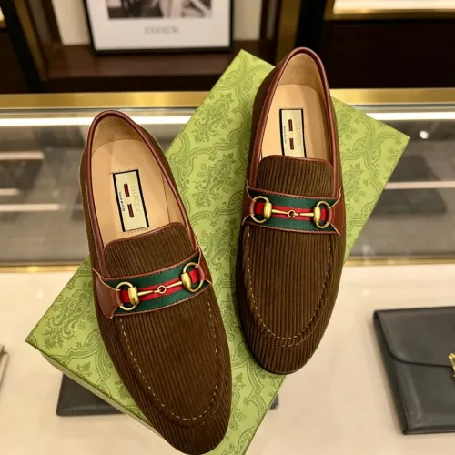 Replica Gucci Oxfords Shoes For Men #1455933 $160.00 USD for Wholesale