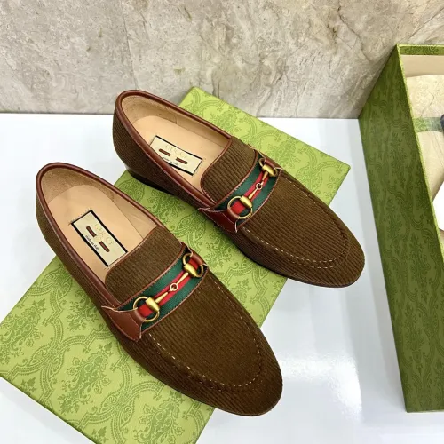 Replica Gucci Oxfords Shoes For Men #1455933 $160.00 USD for Wholesale