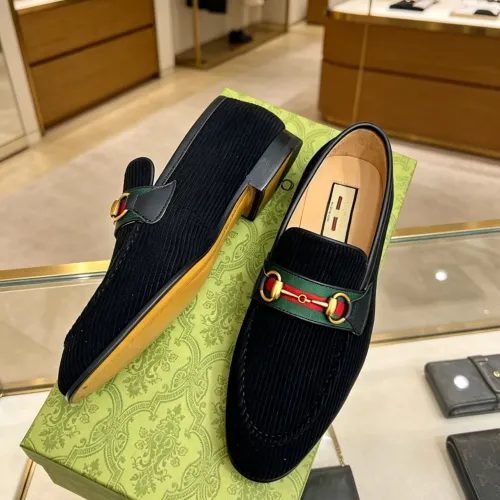 Replica Gucci Oxfords Shoes For Men #1455934 $160.00 USD for Wholesale