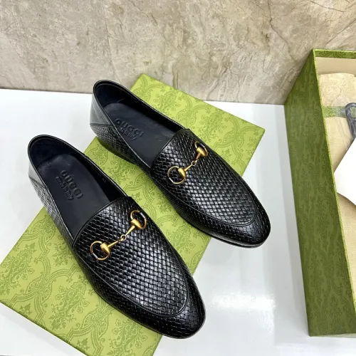 Replica Gucci Oxfords Shoes For Men #1455935 $160.00 USD for Wholesale