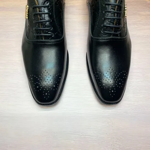Replica Gucci Oxfords Shoes For Men #1455936 $88.00 USD for Wholesale