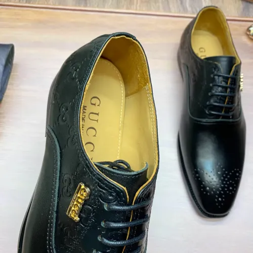 Replica Gucci Oxfords Shoes For Men #1455936 $88.00 USD for Wholesale