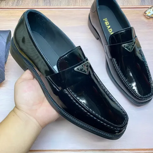Cheap Prada Leather Shoes For Men #1455937, $$88.00 USD On Prada Leather Shoes