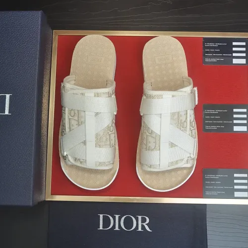 Replica Christian Dior Slippers For Men #1455988 $64.00 USD for Wholesale