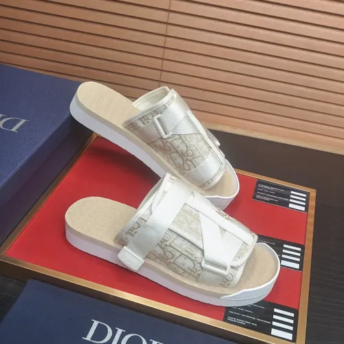 Replica Christian Dior Slippers For Men #1455988 $64.00 USD for Wholesale