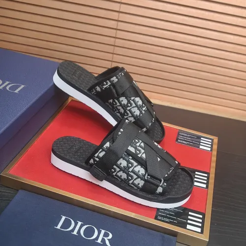 Replica Christian Dior Slippers For Men #1455990 $64.00 USD for Wholesale