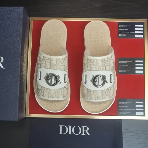 Replica Christian Dior Slippers For Men #1455991 $68.00 USD for Wholesale