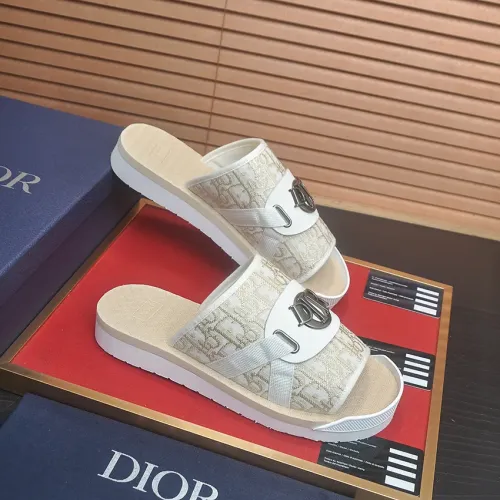 Replica Christian Dior Slippers For Men #1455991 $68.00 USD for Wholesale