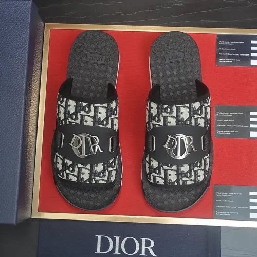Replica Christian Dior Slippers For Men #1455992 $68.00 USD for Wholesale
