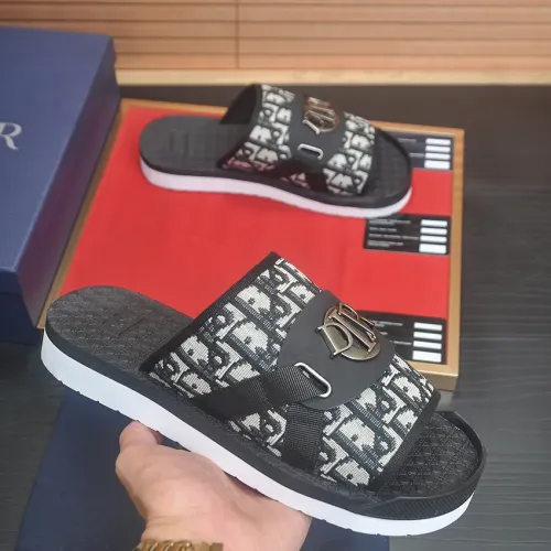 Replica Christian Dior Slippers For Men #1455992 $68.00 USD for Wholesale