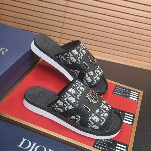 Replica Christian Dior Slippers For Men #1455992 $68.00 USD for Wholesale