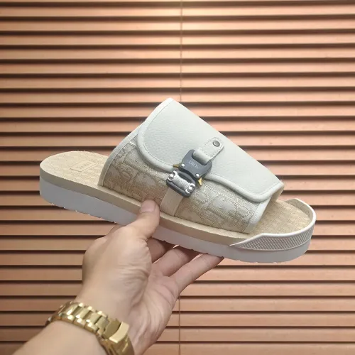 Replica Christian Dior Slippers For Men #1455993 $68.00 USD for Wholesale