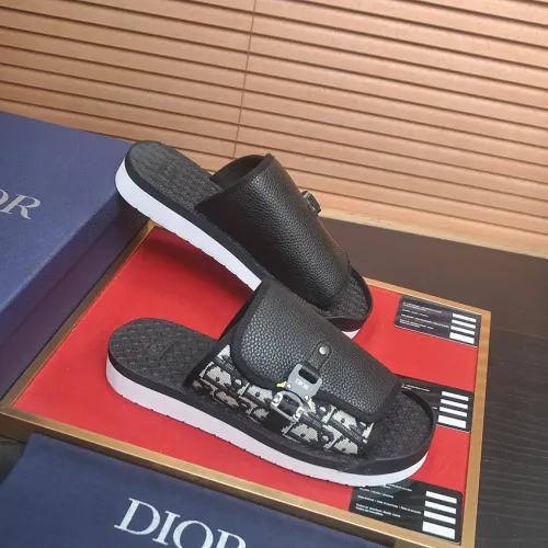 Replica Christian Dior Slippers For Men #1455994 $68.00 USD for Wholesale
