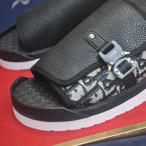 Replica Christian Dior Slippers For Men #1455994 $68.00 USD for Wholesale
