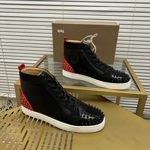 Cheap Christian Louboutin High Top Shoes For Men #1456006, $$96.00 USD On Christian Louboutin High Top Shoes