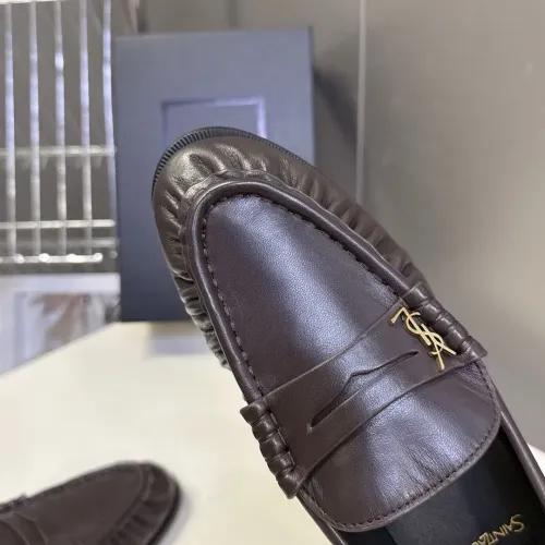 Replica Yves Saint Laurent YSL Leather Shoes For Men #1456120 $125.00 USD for Wholesale