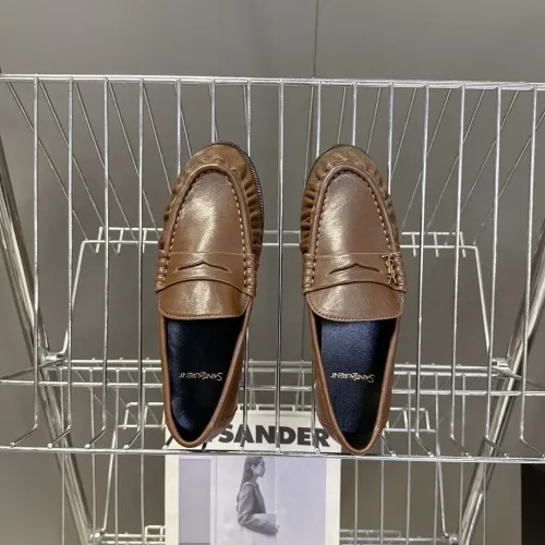 Replica Yves Saint Laurent YSL Leather Shoes For Women #1456121 $118.00 USD for Wholesale