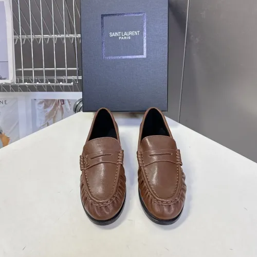 Replica Yves Saint Laurent YSL Leather Shoes For Men #1456122 $125.00 USD for Wholesale