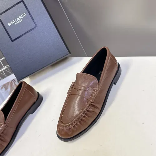 Replica Yves Saint Laurent YSL Leather Shoes For Men #1456122 $125.00 USD for Wholesale