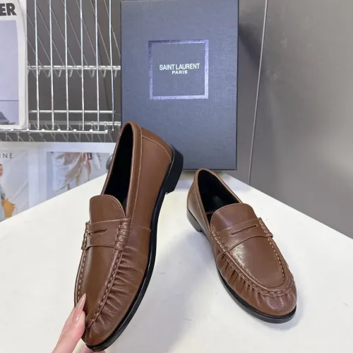 Replica Yves Saint Laurent YSL Leather Shoes For Men #1456122 $125.00 USD for Wholesale