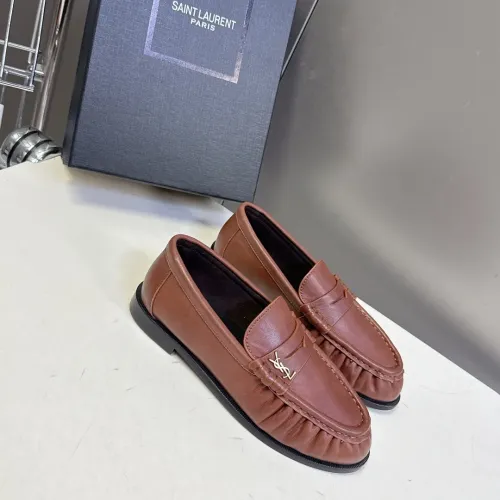 Cheap Yves Saint Laurent YSL Leather Shoes For Women #1456123, $$118.00 USD On Yves Saint Laurent YSL Leather Shoes