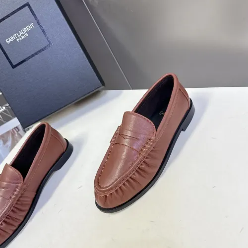 Replica Yves Saint Laurent YSL Leather Shoes For Women #1456123 $118.00 USD for Wholesale