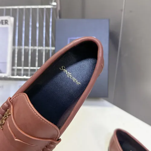 Replica Yves Saint Laurent YSL Leather Shoes For Women #1456123 $118.00 USD for Wholesale