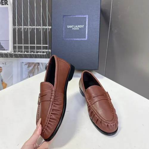 Replica Yves Saint Laurent YSL Leather Shoes For Men #1456124 $125.00 USD for Wholesale