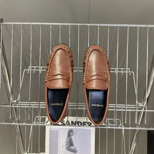 Replica Yves Saint Laurent YSL Leather Shoes For Men #1456124 $125.00 USD for Wholesale