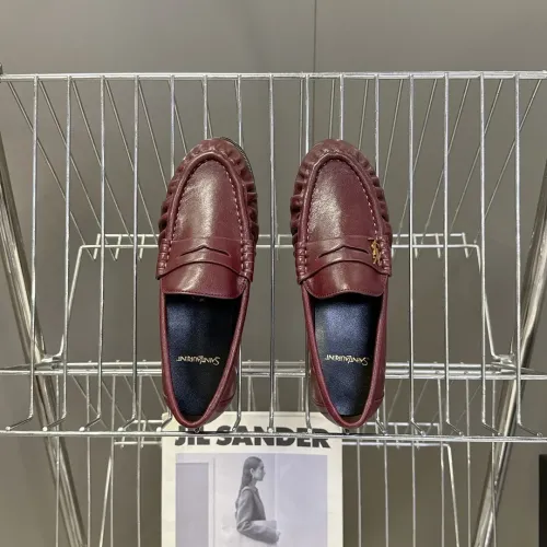 Replica Yves Saint Laurent YSL Leather Shoes For Women #1456125 $118.00 USD for Wholesale