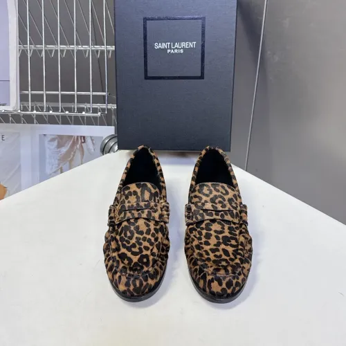 Replica Yves Saint Laurent YSL Leather Shoes For Women #1456127 $118.00 USD for Wholesale