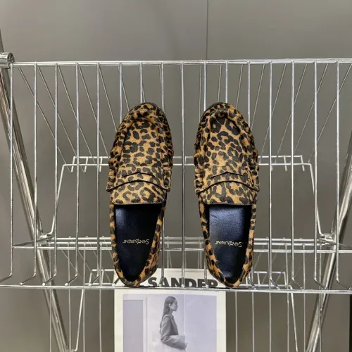 Replica Yves Saint Laurent YSL Leather Shoes For Men #1456128 $125.00 USD for Wholesale