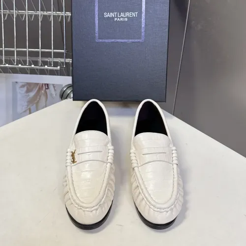 Replica Yves Saint Laurent YSL Leather Shoes For Women #1456129 $118.00 USD for Wholesale