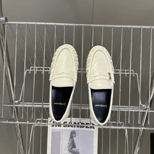 Replica Yves Saint Laurent YSL Leather Shoes For Women #1456129 $118.00 USD for Wholesale