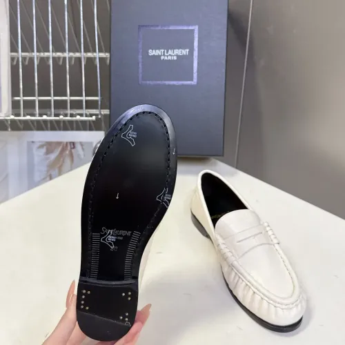 Replica Yves Saint Laurent YSL Leather Shoes For Women #1456129 $118.00 USD for Wholesale