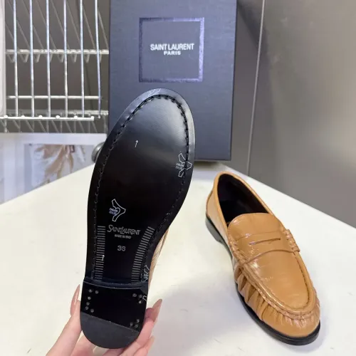 Replica Yves Saint Laurent YSL Leather Shoes For Women #1456131 $118.00 USD for Wholesale