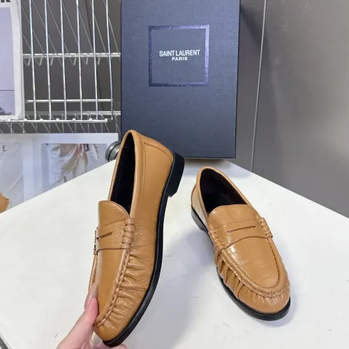 Replica Yves Saint Laurent YSL Leather Shoes For Men #1456132 $125.00 USD for Wholesale